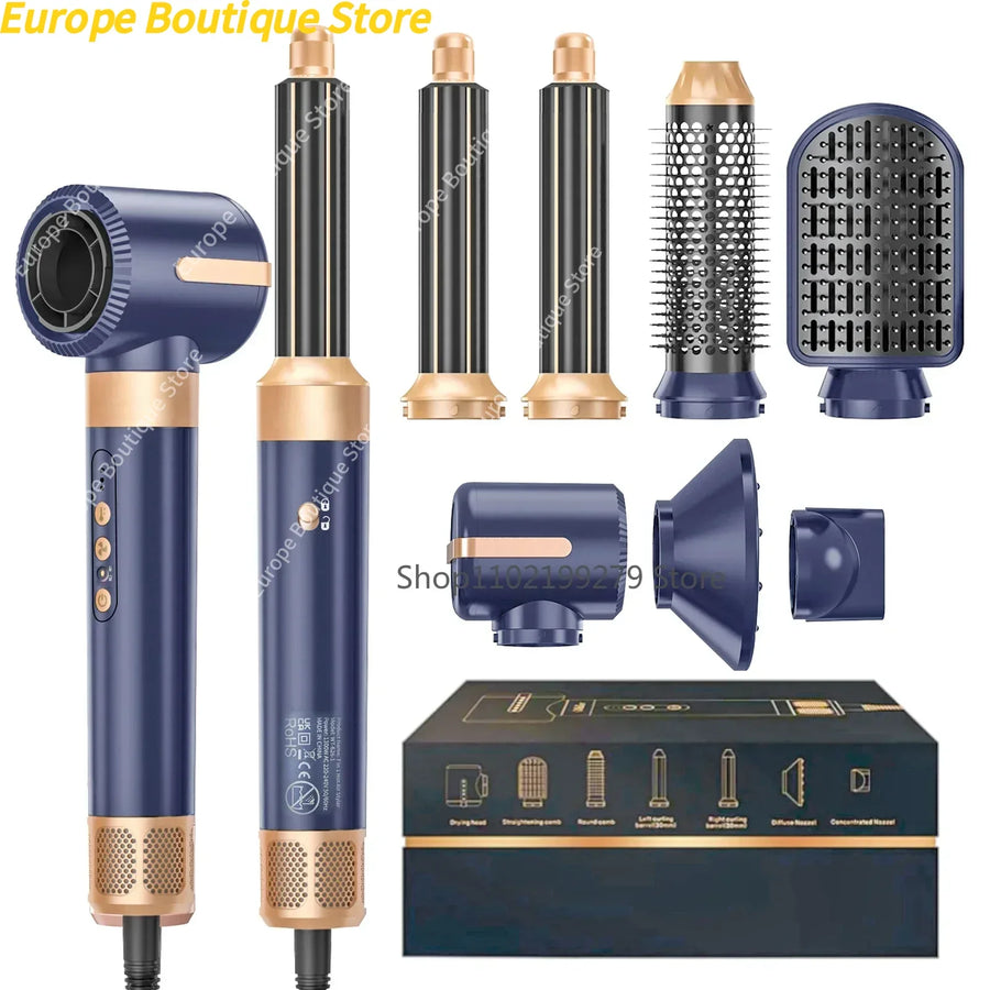 Multi-Styler 7-en-1 — Sèche, Lisse & Boucle · Ions Négatifs