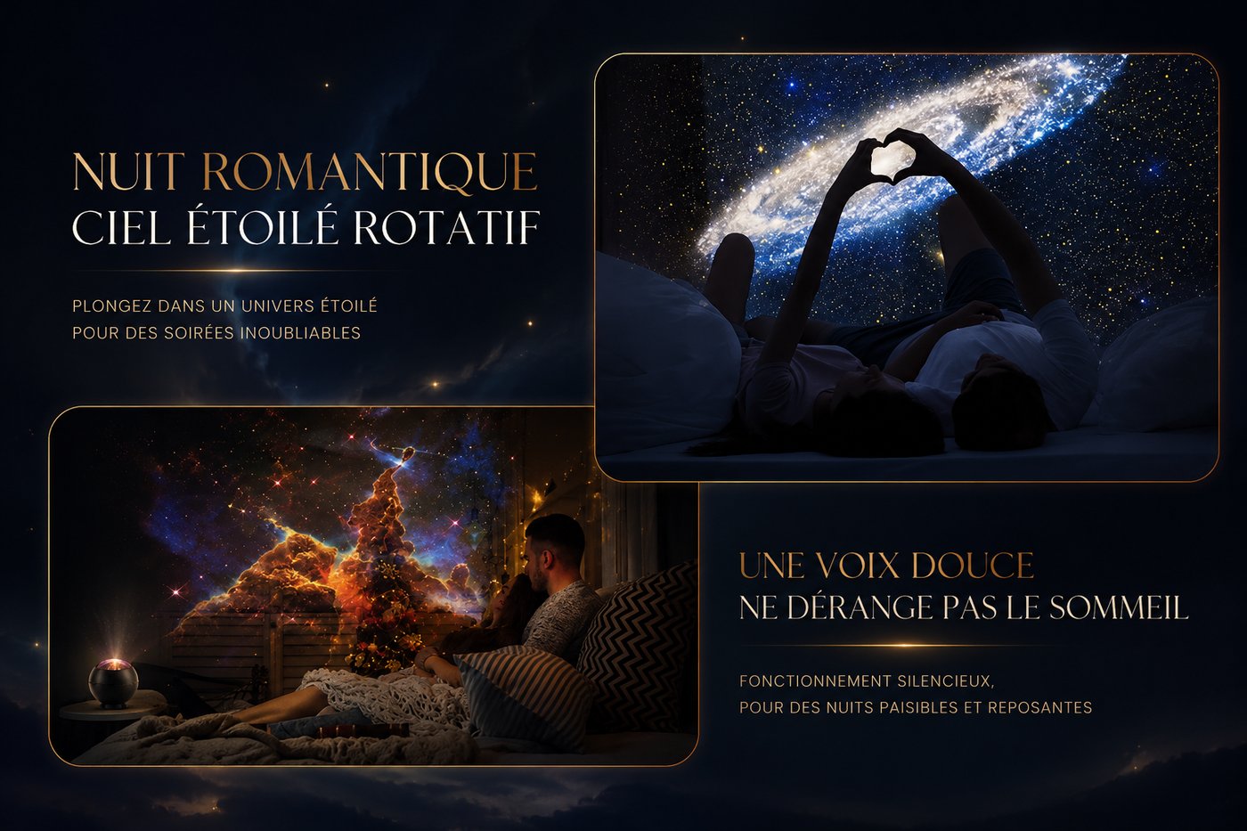 Nuit romantique sous les étoiles