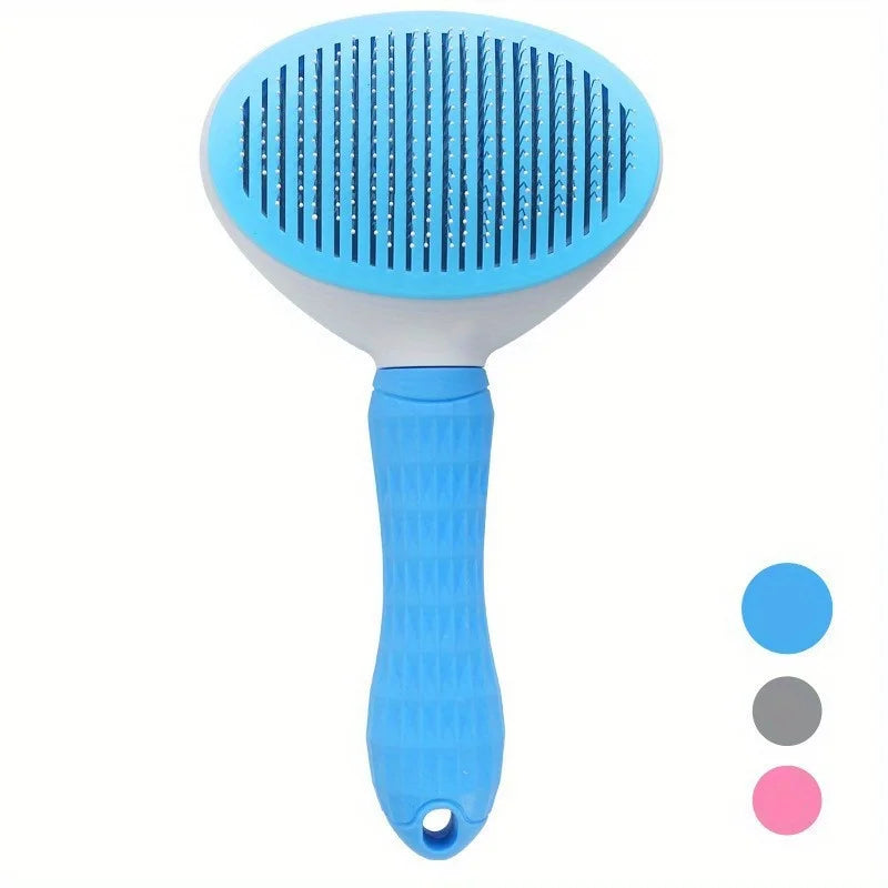 Brosse auto-nettoyante en usage