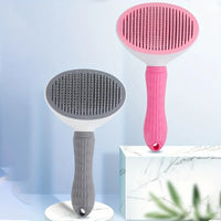 Brosse Auto-Nettoyante pour Chat & Chien — Poils Éjectés en 1 Clic — vue 1