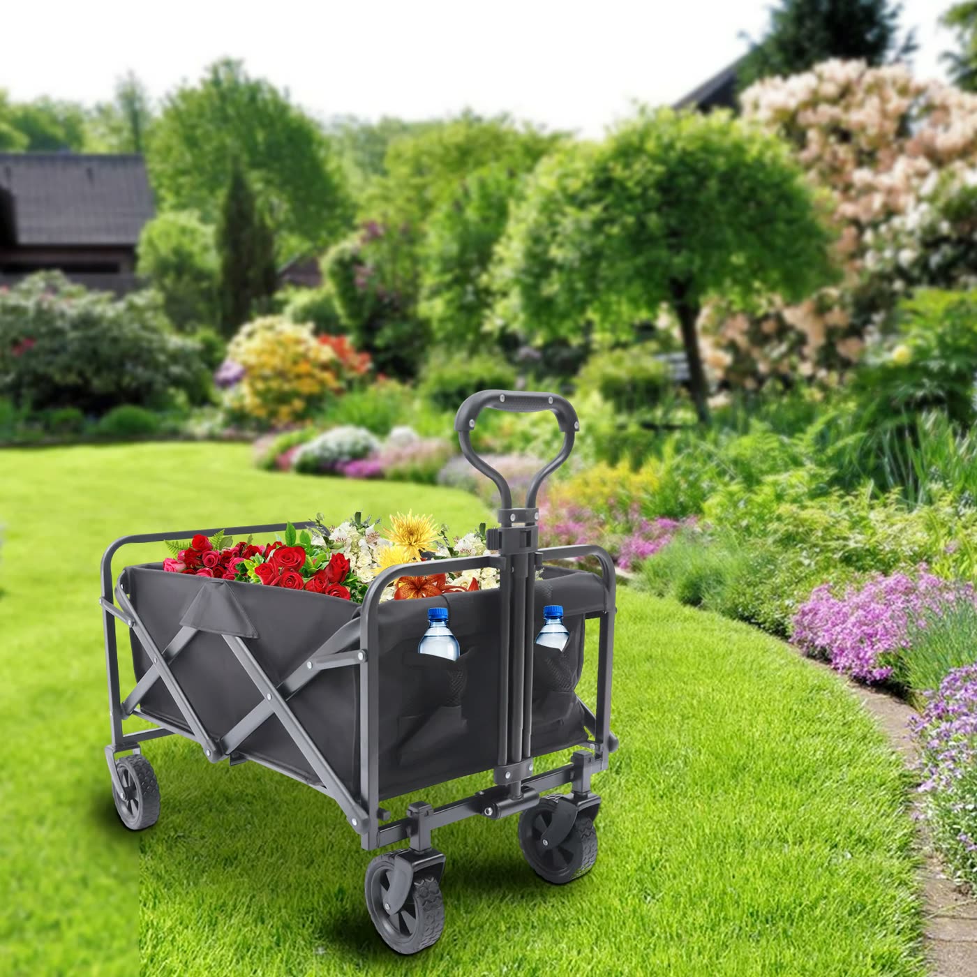 Chariot au jardin