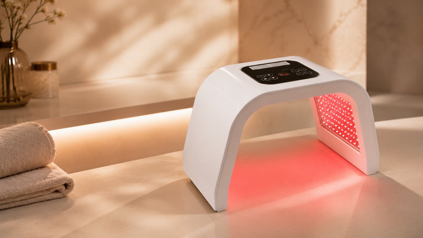 Masque LED — rituel lumière